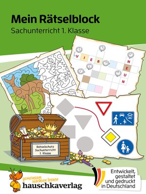 cover image of Mein Rätselblock Sachunterricht 1. Klasse
